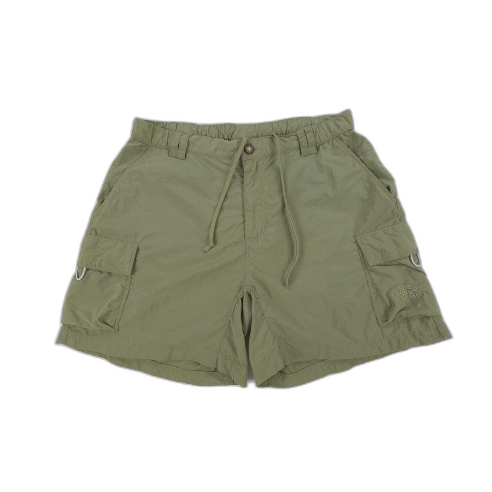 NORTH FACE Packable Nylon Cargo Shorts Olive Gorpcore Outdoor Climbing Camping